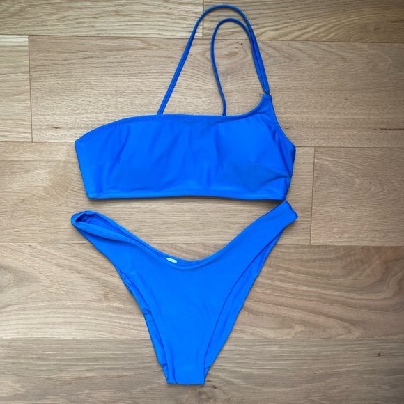 Royal Blue Aerie Bikini (S Top/M Bottom) - Picture 1 of 6